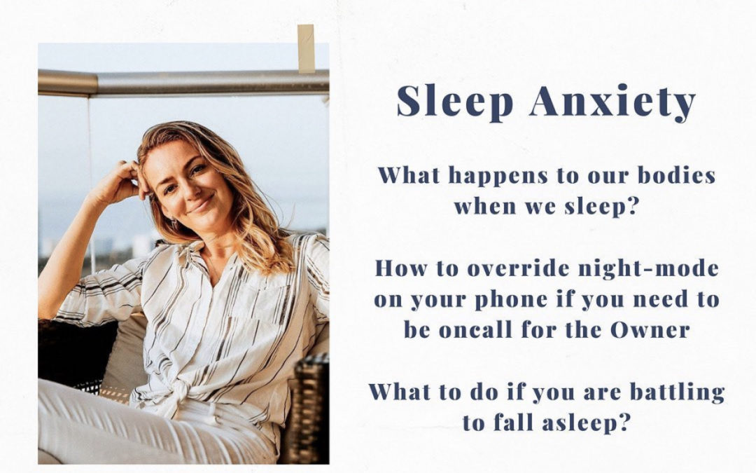 Dealing with Sleep Anxiety