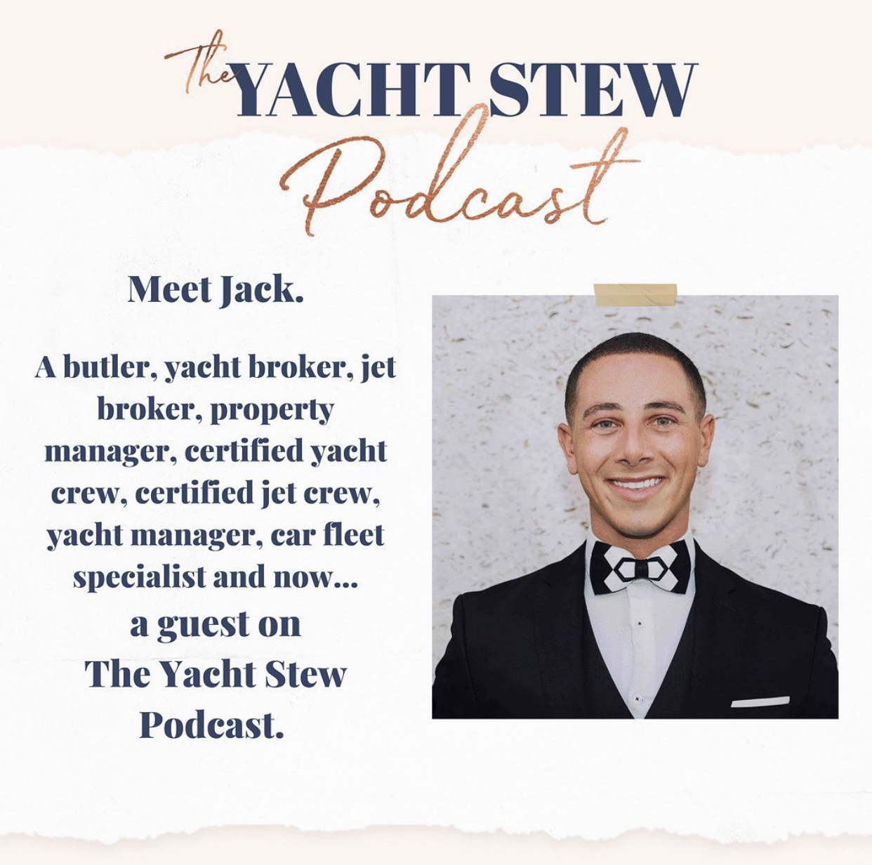 Jack Butler Training Super Yacht Butler Training 101 - The Yacht Stew